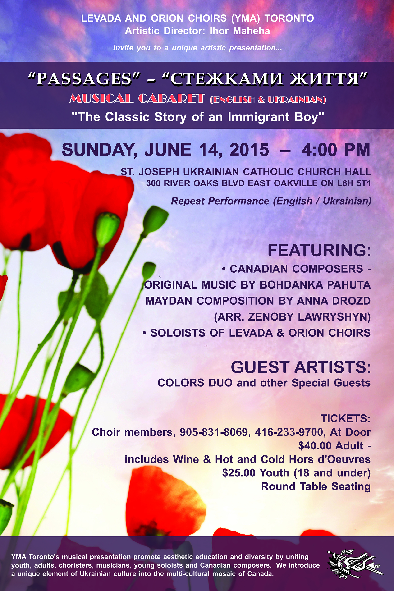 Passages Musical Cabaret 2015 Passages Musical Cabaret 2015